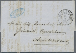 Br Thematik: Arktis / Arctic: 1853: Entire Letter From Hamburg With "K.D.O.P.A HAMBURG 22.2" (cds Of Th - Altri & Non Classificati