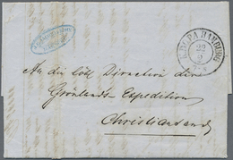 Br Thematik: Arktis / Arctic: 1853: Entire Letter From Hamburg With "K.D.O.P.A HAMBURG 22.2" (cds Of Th - Andere & Zonder Classificatie