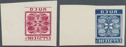 (*) Thematik: Druck / Printing: 1928 About: "RUCO EPPSTEIN I/T" ECKERLIN SAMPLES Printed Around 1928 On - Unclassified