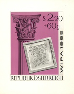 Thematik: Druck / Printing: 1965, Austria. Original Artist's Painting By Prof. Otto Stefferl For The - Zonder Classificatie