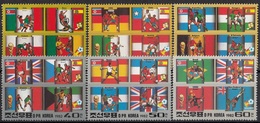 NORTH KOREA 2248-2253,unused,football - Unused Stamps