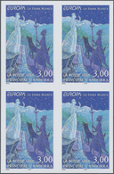 ** Thematik: Europa / Europe: 1997, Andorra (F.A.). EUROPA Stamp 3fr In An IMPERFORATE Block Of 4. Mint - Idées Européennes