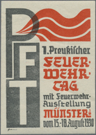 Thematik: Feuer / Fire: FEUER: 1938 Deutsches Reich, "Ausbildungsvorschrift F. D. Feuerwehrdienst Ab - Pompieri