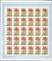 ** Thematik: Flora, Botanik / Flora, Botany, Bloom: 1967, COOK ISLANDS: Flowers And QEII Complete Set O - Altri & Non Classificati