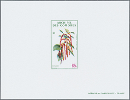 (*) Thematik: Flora, Botanik / Flora, Botany, Bloom: 1971, KOMOREN: Blüten Kompletter Satz Mit Fünf Wert - Altri & Non Classificati