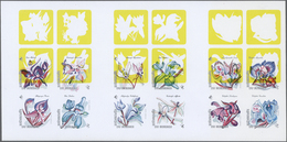 ** Thematik: Flora-Orchideen / Flora-orchids: 1972, BURUNDI: Orchids Complete Set Of 18 Stamps In Six S - Orchidées