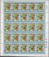 ** Thematik: Flora-Orchideen / Flora-orchids: 1981, Guyana. Surcharge 60c On 3c With Diagonal Overprint - Orchideen