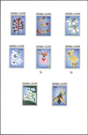(*) Thematik: Flora-Orchideen / Flora-orchids: 1989, SIERRA LEONE: Orchids Complete Set Of Eight Values - Orchidées