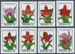 ** Thematik: Flora-Orchideen / Flora-orchids: 1991, TANZANIA: EXPO '90 Osaka Orchids Complete Set Of Ei - Orchideen