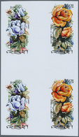 ** Thematik: Flora-Rosen / Flora-roses: 1973, BHUTAN: Roses 25ch. 'Iceberg' And 30ch. 'Marchioness Of U - Rosen