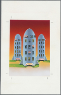 Thematik: Frieden / Peace: 1987, BURUNDI: International Peace Year 10fr. 'Rockets As Buildings' Orig - Non Classés