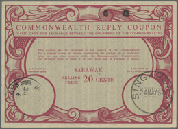 GA Thematik: I.A.S. / Intern. Reply Coupons: Commonwealth Reply Coupons, 1962/63, Sarawak 20 C. With Fa - Unclassified