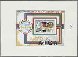 Thematik: Internat. Organisationen-Rotarier / Internat. Organizations-Rotary Club: 1980, Antigua. Ro - Rotary Club