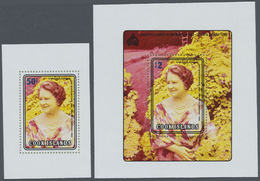 ** Thematik: Königtum, Adel / Royalty, Nobility: 1980, COOK ISLANDS: 80th Birthday Of Queen Mum 50c. St - Familles Royales