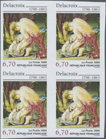 ** Thematik: Kunst / Art: 1998, France. IMPERFORATE Block Of 4 For The Stamp 6.70fr "Entry Of The Crusa - Andere & Zonder Classificatie