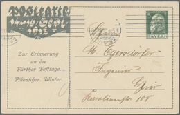 GA Thematik: Luther: 1912, Bayern. Privat-Postkarte 5 Pf Luitpold "12. Landesfest D. Hauptvereins D. Ev - Theologen
