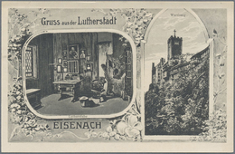 GA Thematik: Luther: 1921, German Empire. Private Picture Postcard 15pf Germania "LUTHER, 400th Anniver - Théologiens