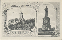 GA Thematik: Luther: 1921, German Empire. Private Picture Postcard 10pf Ziffer "LUTHER, 400th Anniversa - Théologiens