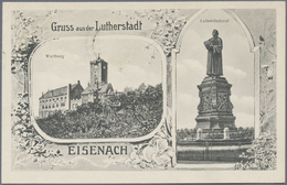 GA Thematik: Luther: 1921, German Empire. Private Picture Postcard 10pf Ziffer "LUTHER, 400th Anniversa - Teologi