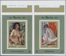 ** Thematik: Malerei, Maler / Painting, Painters: 1971, AJMAN: Nude Paintings By Auguste RENOIR Complet - Autres & Non Classés