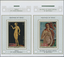 ** Thematik: Malerei, Maler / Painting, Painters: 1971, AJMAN: Venus Paintings By Famous Masters (Picin - Altri & Non Classificati