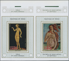 ** Thematik: Malerei, Maler / Painting, Painters: 1971, AJMAN: Venus Paintings By Famous Masters (Picin - Other & Unclassified