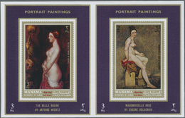 ** Thematik: Malerei, Maler / Painting, Painters: 1972, AJMAN-MANAMA: Portraits Of Old Masters Complete - Other & Unclassified
