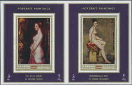 ** Thematik: Malerei, Maler / Painting, Painters: 1972, AJMAN-MANAMA: Portraits Of Old Masters Complete - Altri & Non Classificati