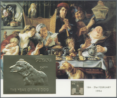 ** Thematik: Malerei, Maler / Painting, Painters: 1994, International Stamp Exhibition Hongkong '94 GOL - Autres & Non Classés