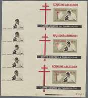 ** Thematik: Medizin, Gesundheit / Medicine, Health: 1965, BURUNDI: Anti Tuberculosis Issue (doctor Wit - Geneeskunde