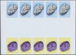 ** Thematik: Mineralien / Minerals: 1992, MAROKKO: Minerals 1.35dh. Quartz And 3.40dh. Calcit In Six Di - Mineralien