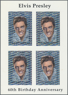 ** Thematik: Musik / Music: 1994, 60th Birthday Of ELVIS PRESLEY With GOLD, SILVER And HOLOGRAM Stamps - Muziek