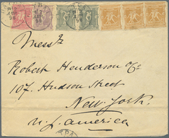 Br Thematik: Olympische Spiele / Olympic Games: 1896 Griechenland (Apr 2): Envelope To The USA With 189 - Altri & Non Classificati