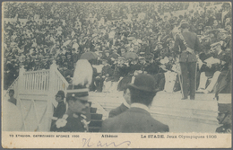 Br Thematik: Olympische Spiele / Olympic Games: 1906, Griechenland Für Athen. Foto-AK "Le Stade. Jeux O - Autres & Non Classés