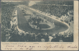 Br Thematik: Olympische Spiele / Olympic Games: 1906, Griechenland Für Athen. Foto-AK "Le Stade. Jeux O - Sonstige & Ohne Zuordnung