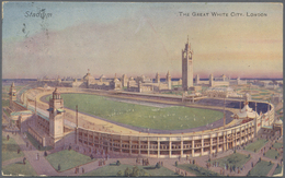 Br Thematik: Olympische Spiele / Olympic Games: 1908, England Für London '08. Olympia-AK "The Great Whi - Autres & Non Classés
