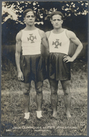 Br Thematik: Olympische Spiele / Olympic Games: 1924, Paris, Sieben Verschiedene Fotokarten "Leichtathl - Altri & Non Classificati