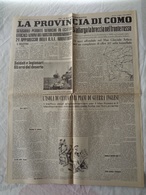 GIORNALE "LA PROVINCIA DI COMO" IL GAGLIARDETTO - GIOVEDI 8 LUGLIO 1942-XX - LEGGI - Guerra 1939-45