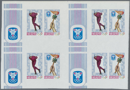 ** Thematik: Olympische Spiele / Olympic Games: 1968, Burundi. Progressive Proof (8 Phases) For The Sou - Autres & Non Classés