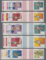 ** Thematik: Olympische Spiele / Olympic Games: 1968, FUJEIRA: Summer Olympics Mexico Complete Set Of T - Autres & Non Classés