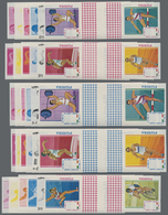 ** Thematik: Olympische Spiele / Olympic Games: 1968, FUJEIRA: Summer Olympics Mexico Complete Set Of T - Andere & Zonder Classificatie
