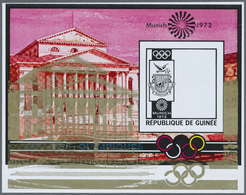 ** Thematik: Olympische Spiele / Olympic Games: 1972, MUNICH '72 - 6 Items; Guinea, Collective Single D - Andere & Zonder Classificatie