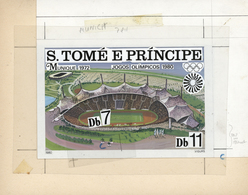 Thematik: Olympische Spiele / Olympic Games: 1980, St. Thomas And Prince Islands For Olympics Lake P - Autres & Non Classés