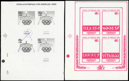 ** Thematik: Olympische Spiele / Olympic Games: 1984, Aitutaki: OLYMPIC GAMES LOS ANGELES, Javelin, Sho - Autres & Non Classés