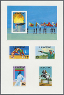 (*) Thematik: Olympische Spiele / Olympic Games: 1988, LESOTHO: Olympic Summer Games Seoul Complete Set - Autres & Non Classés
