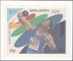 (*) Thematik: Olympische Spiele / Olympic Games: 1996, Bangladesh 10 Cent Marke, Original Entwurfzeichnu - Andere & Zonder Classificatie