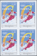 ** Thematik: Olympische Spiele / Olympic Games: 1998, Andorra (F.A.). Winter Olympics Nagano. Olympic S - Andere & Zonder Classificatie