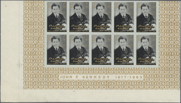 ** Thematik: Persönlichkeiten - Kennedy / Personalities - Kennedy: 1965, Fujeira. Imperforate Proof She - Kennedy (John F.)