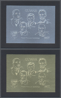 ** Thematik: Persönlichkeiten - Kennedy / Personalities - Kennedy: 1992, Guyana. Set Of 1 GOLD Stamp An - Kennedy (John F.)