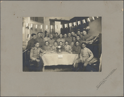 Thematik: Pfadfinder / Boy Scouts:  1914/1918 (ca): Foto 1.WK Deutscher Pfadfinder Kommandantur Brüs - Sonstige & Ohne Zuordnung